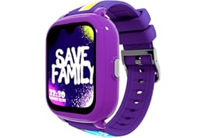 SAVE FAMILY SaveFamily Iconic Plus 2 | Reloj Inteligente Niño con Localizador GPS, Llamada, Vídeo, IA, Botón SOS, Whatsapp, Spotify, Medidor de Temperatura | SIM Incluida - Modelo Graffiti