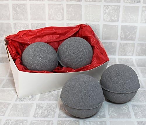 50 Shades of Grey Bath Bombs x2 Gift Box. Handmade by Fizzy Fuzzy