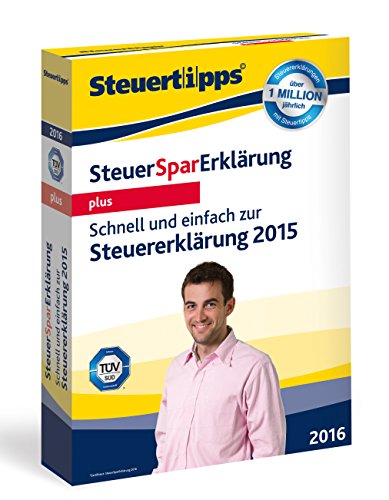 Preisvergleich Produktbild SteuerSparErklärung Plus 2016 (für Steuerjahr 2015)