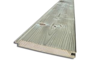 SUNWOOD Perlina in legno di abete impregnato, 15 cm x 2 cm, lunghezza 100 cm, per bricolage, rivestimenti