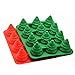 Produktbild Lanlan Form zum Backen Kuchen Cupcake Liner Muffin Tassen chocklate Candy für Werkzeug Jelly 12-cavity Weihnachtsbaum Silikon Kuchen Form Rot