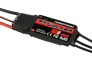 DAMOHONY 20A 30A 40A 50A 60A 80A Bürstenloser Geschwindigkeitsregler ESC BEC (Brushless Speed Controller) für RC Flugzeug Quadcopter Hubschrauber