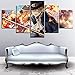Produktbild LCCWLH Leinwanddrucke Anime One Piece Poster Moderne Dekorative Haus 5 Stück Sabo Pirate Warriors Gemälde Drucken [A] Rahmenlos