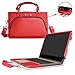 Price comparison product image Yoga 910 Case,2 in 1 Accurately Designed Protective PU Leather Cover + Portable Carrying Bag For 13.8" Lenovo Yoga 910 Series Notebook(Not fit Yoga 900/920),Red