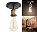 Produktbild Wandlampen LED Vintage Metall Industrial E27 Edison Deckenleuchten Wandleuchte Lampenfassung Socket Fixture f¨¹r Wandleuchte