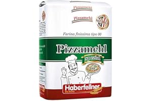 HABERFELLNER Mehl Typ 00 - Pizzamehl Spezial 5kg entspricht Weizenmehl Type 550 | Hochwertiges Mehl - gentechnikfrei und pestizid-kontrolliert | Für besonders luftige und krosse Pizza
