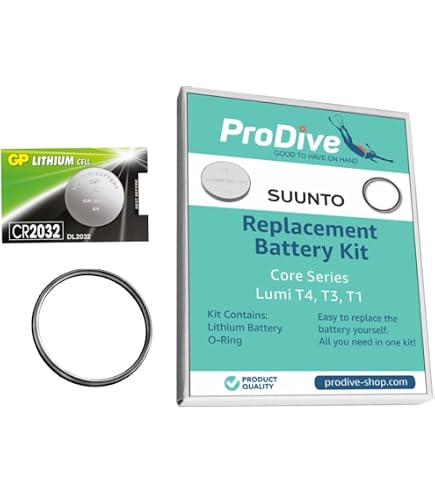 Kit Batteria Per Computer Subacqueo SUUNTO Vyper Novo E Zoop Novo | Con O-Ring