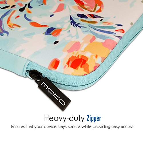 MoKo Universal 9-10″ Sleeve Hülle – Tragbare Neoprene Schutztasche für iPad 1/2/3/4, iPad Air/Air 2, iPad Pro 9.7″, Lenovo Yoga Book 10.1″, Samsung Galaxy Tab E 9.6, Tab A 10.1, Weihnachtsrotwild - 4