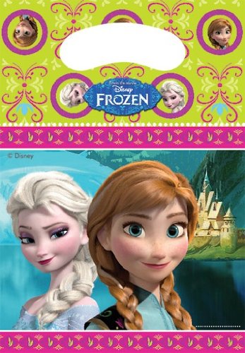 6 Partytüten * Frozen - Die Eiskönigin * für Party und Geburtstag // Geburtstag Party Fete Set Disney Prinzessin Anna Mädchen Mottoparty Geburtstagstüten Mitgebsel Tüten Geschenktüten