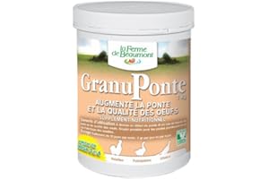 Ferme de Beaumont GranuPonte 1 kg - favorise la Ponte Oméga 3 et 6 granulés concentrés volailles