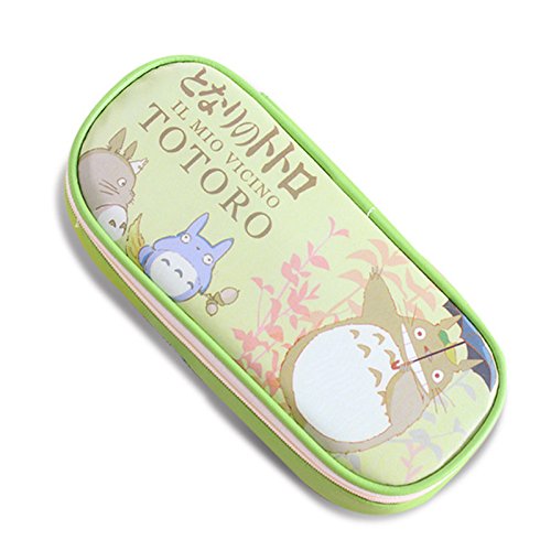 Piel sint tica estuche Cartoon Mi Vecino Totoro School Bolsa de l piz color verde reviews Piel sint tica estuche Cartoon Mi Vecino Totoro School Bolsa de l piz color verde