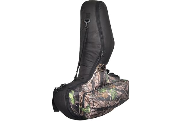 Huenco Étui d'arbalète réglable Sac de Rangement pour arbalète en Forme de T Sac de Transport de Chasse à l'arc de Grande capacité