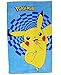Produktbild Badetuch - Pokémon Pikachu - 70 cm * 120 cm / Handtuch Strandtuch - 100 % Baumwolle - Pokemon Figur - Kinder - für Jungen & Mädchen 70x120 - Kinder Badehandtuch - Pokemon Pokemoon