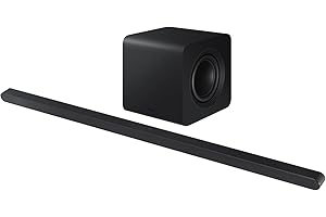 Samsung Soundbar HW-S800D/ZF Serie S, 10 Speaker, Wireless Dolby Atmos, Audio a 3.1.2 Canali, Q-Simphony, Alexa integrato e compatibile con Google Assistant, Titan Black 2024