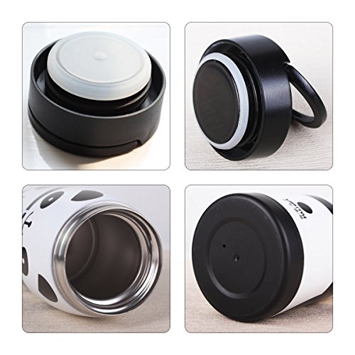 UPSTYLE Vakuum Cup Multifunktions Kinder Edelstahl Wasser Flasche mit Trinkhalm Lovely Muster Kinder thermoses, 8.79oz, SC011 - 4