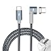 Produktbild Looyat Magnetisches USB Typ C Kabel für MacBook Pro für Ipad Pro (Grau)