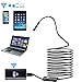 Produktbild Drahtloses Endoskop, PEMOTech 32.8 ft/10M WiFi Borescope-Video-Inspektionskamera, 2,0 Megapixel 720P HD Halbstarre-Borescope-Kamera, 8 verstellbare Led Licht 8.0mm Wasserdichte Schlange-Flexible- Kamera für Android und IOS Smartphone, iPhone, Samsung, Tablet, PC.