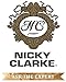 Nicky Clarke Diamond Shine Pro Salon Hair Dryer - High Gloss White with Gold Accents and Crystals
