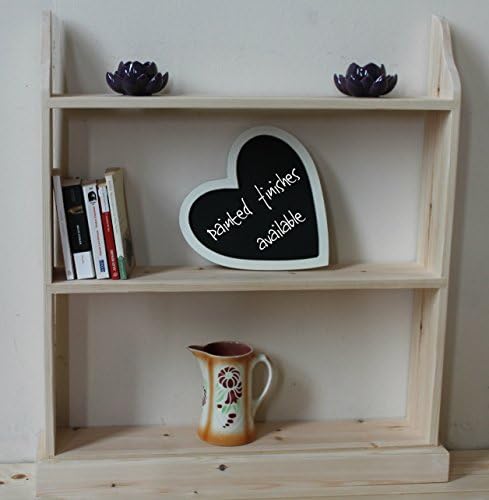 Natural Pine Wooden Floor Standing Bookcase Shelving Unit Living Room Storage Traditional Free Standing Bedroom Furniture Book Storage Natural Wood Ready To Paint 6 sizes