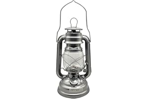 Vedmantra® 10" Hurricane Lantern with Adjustable Wick, Hanging Hook & Childproof Lock - Hurricane Oil Lamp - In accordance with EN14059