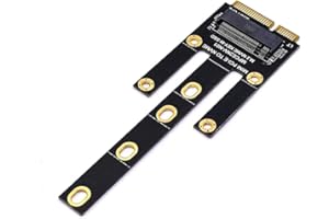 Sintech M.2 (NGFF) 2230/2242 NVME SSD to Mini PCIe Port Card (Only Provide PCIe 1X Lane),Compatible with DELL Inspiron One 2205