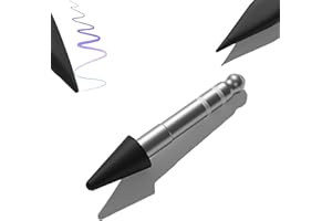 PEIDOG Stylo fin de rechange à 2 pointes pour Microsoft Surface Slim Pen 2.0 compatible avec Microsoft Surface Slim Pen2 (Noir)