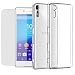 Produktbild EximMobile Silikon Case + Panzerglasfolie für Sony Xperia XA1 Ultra | Handyhülle mit 9H Panzerglas | Schutzhülle mit Schutzfolie | Handytasche Silikonhülle Tasche Hülle Panzerfolie Displayschutz