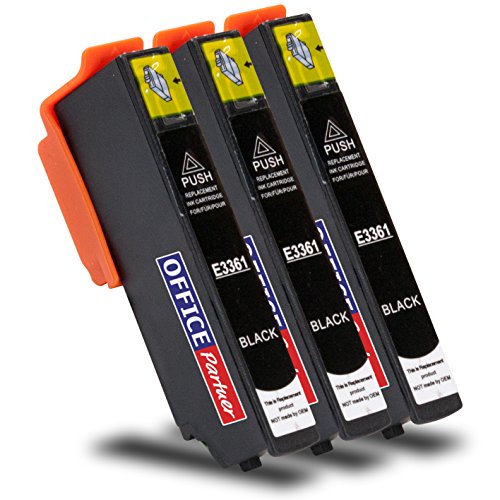 5er Multipack kompatible Druckerpatronen für Epson T3351 / T3361 / T3362 / T3363 / T3364 XL mit Chip – passend für Epson Expression Premium XP-530, XP-540, XP-630 Series, XP-635, XP-640, XP-645, XP-830, XP-900 - 3