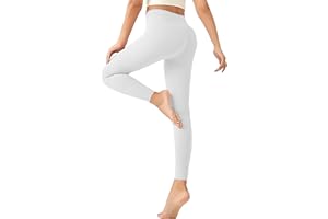 Geyuwoz Sport Leggings Damen High Waist Sportleggins Blickdicht Leggins Baumwolle Leggings fur Damen Sporthose Yogahose Fitnesshose Laufhose S-3XL