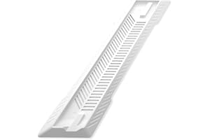 KlsyChry Support Vertical pour Playstation PS4 Slim Console, Blanc