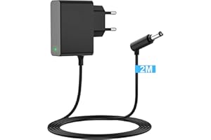 BERLS Chargeur Compatible avec Dyson V8 V7 V6 Animal Absolute Aspirateur, Batterie Alimentation DC58 DC59 DC60 DC61 DC62 DC72 DC74, SV04 SV05 SV06 SV07 SV09 Motorhead Fluffy Extra 26.1V 780mA Adaptateur, 2M
