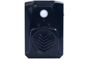 WAYTRONIC Small Black PIR Infrared Motion Sensor Scream Sound Box MP3 Halloween Music Scary Voice Audio Speaker with USB Download Function (Black)