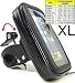 Produktbild LKB29 XL Universal bis ca 6,5"/16,51cm Wetterfeste Handy Schnellspanner Halterung zB Smartphone Huawei NOVA Google Pixel XL Navi Garmin nüvi 2699 Akkupack Fahrrad Motorrad