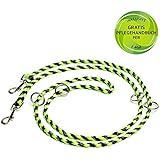 [Gesponsert]Golden Pets Hundeleine | hochwertige Führleine | 2 Meter lang, 4-fach verstellbar | aus 550 Paracord, Fallschirmleine | reflektierend, leicht und robust | + Gratis E-Book Pflegehandbuch