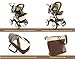 Chilly Kids iCaddy Pram & Pushchair Travel System (car seat, raincover, mosquito net, beverage tray, changing pad) 03 Black & White Flowers
