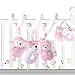 Produktbild LINAG Baby Mobiles Babybett Cute Musik Suspension Plüsch Aktivität Kinderbett Aufhängen Sleeping Soft Toys Spiralwickel Baby Krippe Mobile Bett Kinderwagen Hängebett Geburtstagsgeschenk Tuch Krippenbett , pink