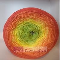 *alloula* Bobbel Farbverlaufsgarn, 3-fädig, verschiedene Längen wählbar