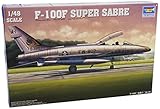 Detaillierte Modell Set. Trumpeter 02840 Modellbausatz F-100F Super Sabre