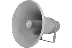 Adastra | Weatherproof Outdoor Public Address Speaker Horn with 100V Line Tapping Selector | 30W Max