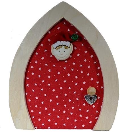 Red Star Christmas Elf Door