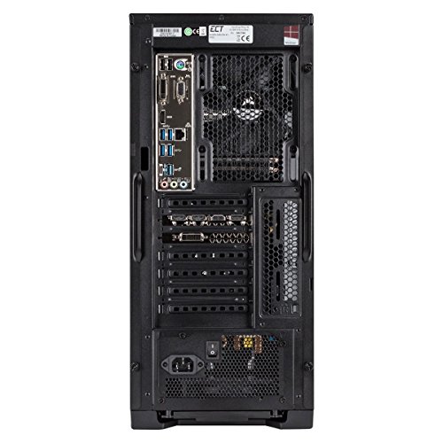 One Computer 24129 Gaming Desktop-PC (Intel Core i7-7700K, 240GB SSD, 2TB HDD, 16 GB HyperX Fury DDR4 SDRAM PC2400, NVIDIA Geforce GTX 1080 EXOC, Win 10 Home) schwarz - 5