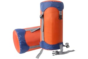 CZAKOMIX Sac de Compression, Stuff Sack Storage Bag, Compression Stuff Sack for Sleeping Bag, pour la randonnée, Les Voyages, Plein air, Le Camping et Les Sports