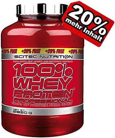 Scitec Nutrition Whey Protein Professional 2820 g Special Edition with 20% More Content 2820 g Instead of 2350 g Protein Powder Made from Protein Isolate and Protein Concentrate Top Quality