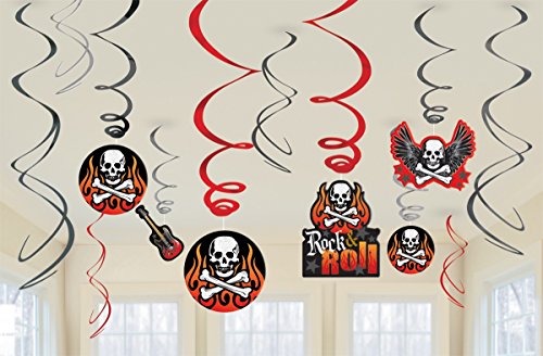 Preisvergleich Produktbild Swirl ROCK ON Heavy Metal Mottoparty