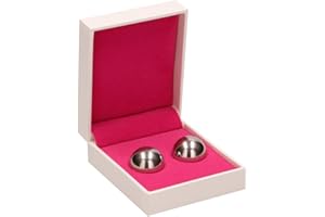 Shots Toys SHT113 Bolas Ben Wa Para Mujer - Peso Medio - Plata - Metal - Peso: 87 gramos - Diámetro: 2cm