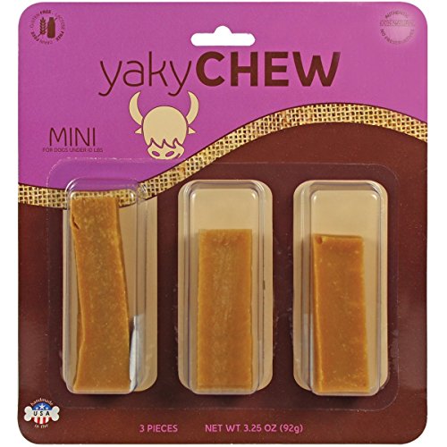 yakyCHEW by Himalayan Dog Chew | The Original Long Lasting Dog Chew | 100% Natural, Grain & Gluten Free | Small (3 pack)