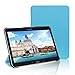 Produktbild JETech Hülle für Samsung Galaxy Tab 4 10,1, Schutzhülle mit Ständer Funktion und Auto Schlaf/Wachen, Blau