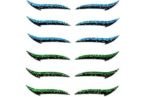 LICHENGTAI 6 Pares de Pegatinas de delineador de Ojos, Pegatinas De Delineador De Ojos Reutilizables, Invisible, Autoadhesivo, para línea de Ojos, Pegatina para Maquillaje de Ojos