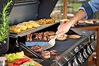 Rösle BBQ-Speckgriller, Stahl emailliert, Auffangrinnen für Fett, 20 x 20 x 9 cm – Bild 3