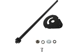 PUUPAA Lawn Mower Steering Shaft Compatible738-0919B Steering Rod Shaft Steering Gear With Bushing Kit For MTD